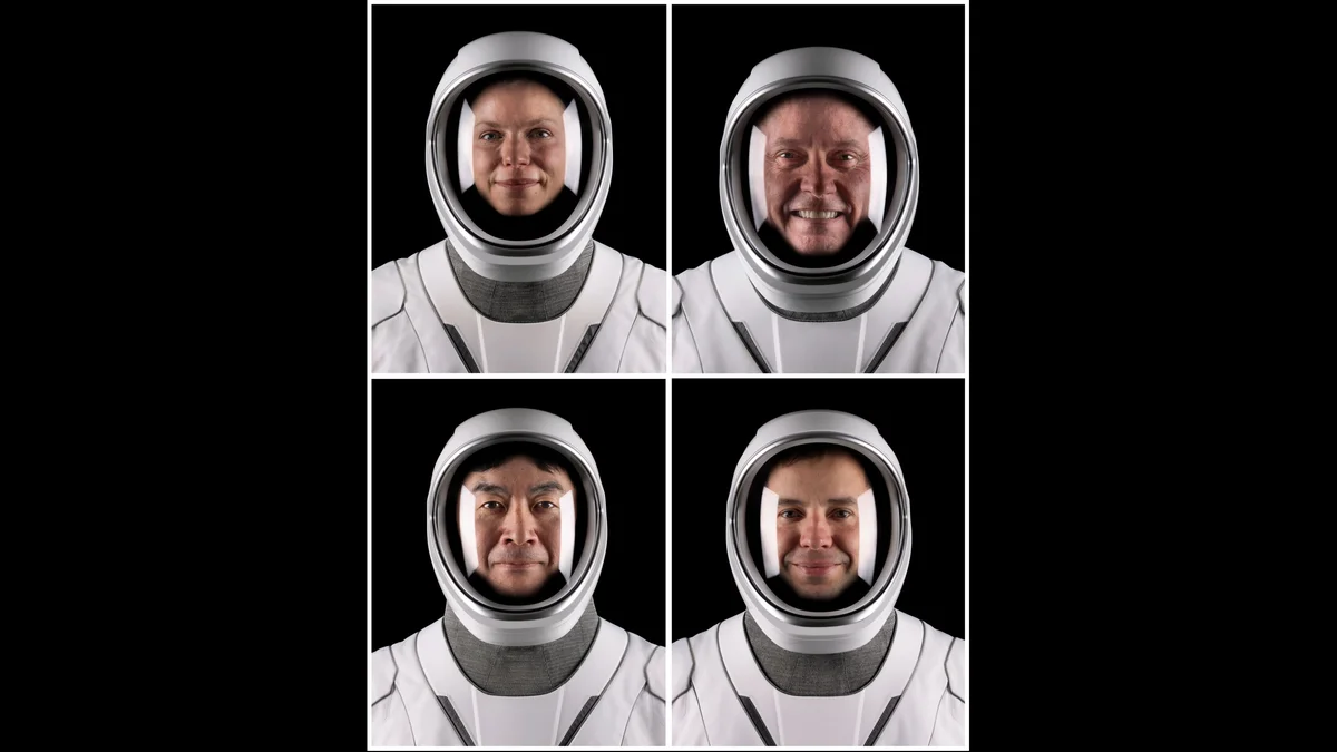 Conoce a los cuatro astronautas que pasarán los próximos seis meses en la Estación Espacial Internacional